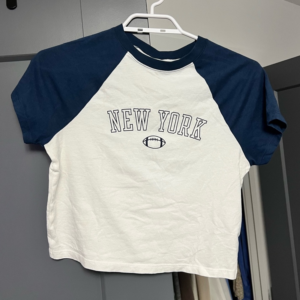 Abercrombie & Fitch Navy Blue Cotton Shirt